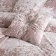 image 3 of Catherine Lansfield Crushed Velvet Blush Filled Cushion Pink | 45x45cm