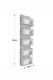 image 5 of Living and Home 5-Pocket Over-the-Door Organizer, Grey | Grey