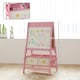 image 7 of AIYAPLAY 3-in-1 Kids Easel, Double-Sided Art Easel with Paper Roll Pink