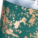 image 3 of Modern Green Cotton Fabric Lampshade with Copper Foil Decor for Table or Ceiling | Green