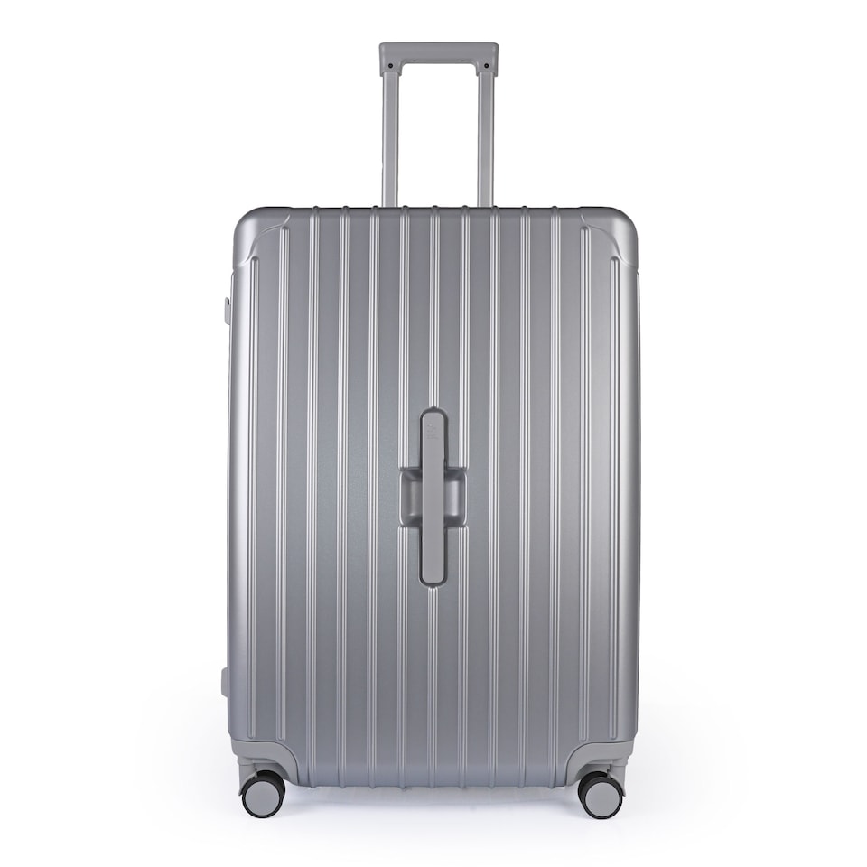 image 1 of Lightweight Hard Shell Check-In Suitcase with Cupholder | Large Size Luggage