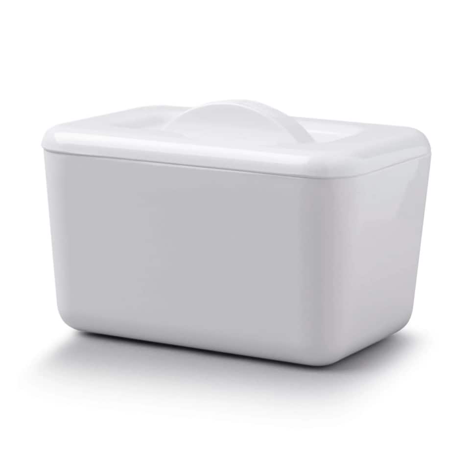 image 1 of Zeal Melamine Insulated Butter Dish with Lid Blue | Aqua