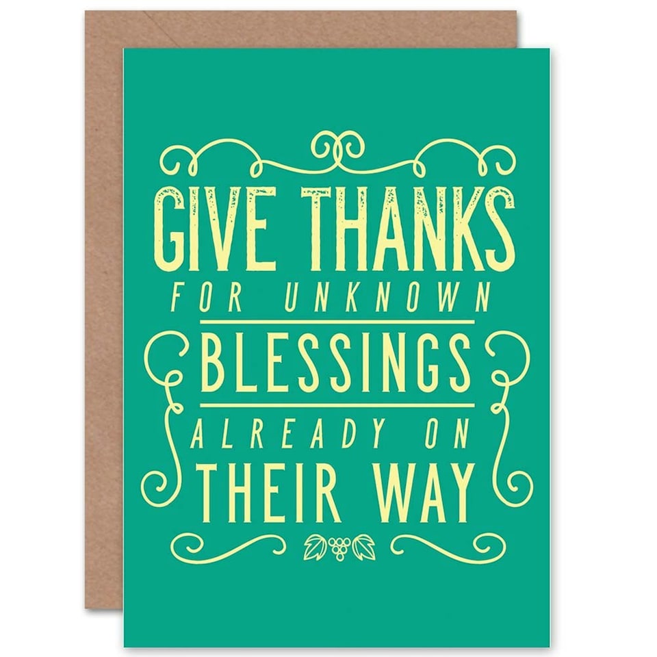 image 1 of Quote Motivation Unknown Blessings Native American Quote Card