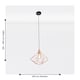image 5 of Copper Geometric Pendant Light Fitting | Black | Copper | 1