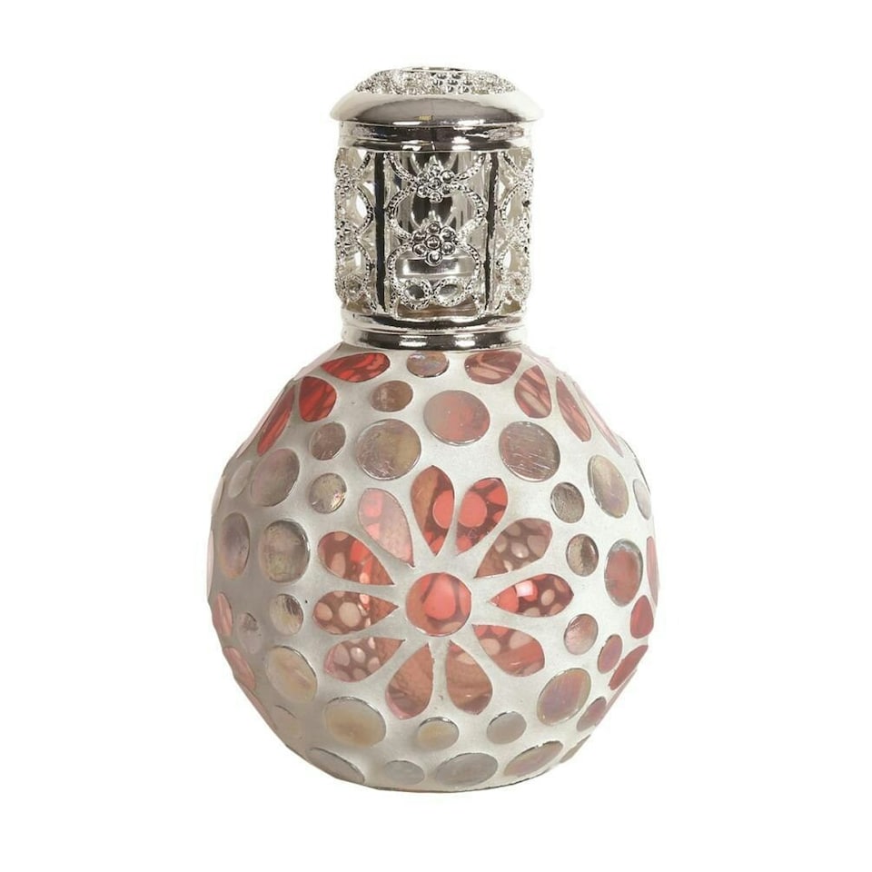 Aroma Fragrance Lamp 16cm - Pink Floral | Pink