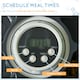 image 2 of PawHut Pet Feeder w/ Digital Timer Six-Meal Food Dispenser Trays White
