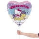 image 2 of Hello Kitty Rainbow Heart Shape Foil Helium Balloon 46cm / 18 in