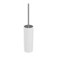 image 1 of Cosmic Toilet Brush Holder w/ Pitch Screws & Durable Brass for Bathroom, Silver