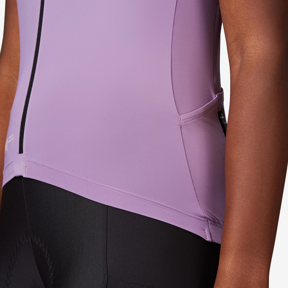 image 1 of Decathlon Women's fitted short-sleeved road cycling jersey, EDR 2