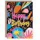 image 1 of Retro 1990s Bright Colourful Drawing Birthday Card