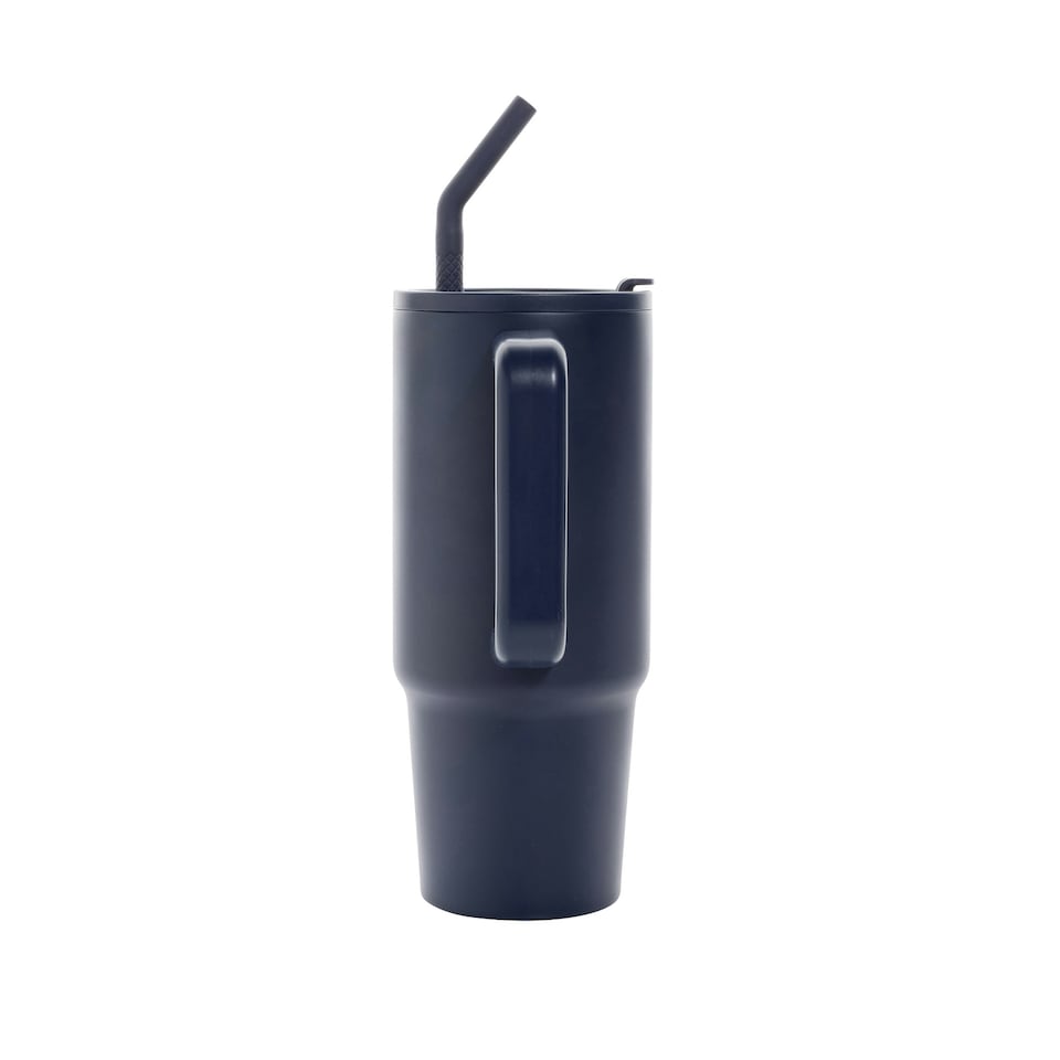 image 1 of XD Collection Embrace Deluxe Recycled Stainless Steel 900ml Tumbler - Navy - One Size