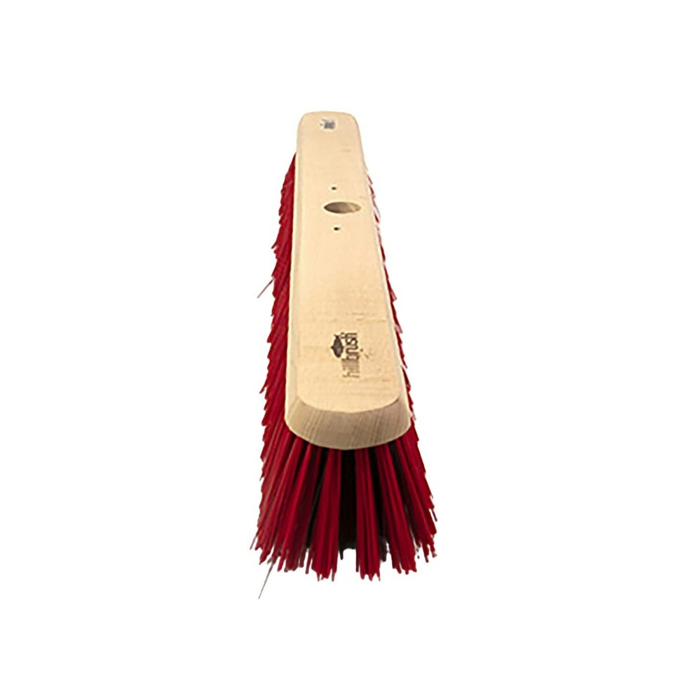 image 1 of Hillbrush PVC Platform Broom Head - Red - 457mm