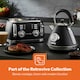 image 5 of GEEPAS Electric Kettle | Vintage Cordless Stainless Steel, 1.7L | 3000W Retrovive Black