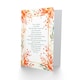 image 2 of I am a Sinner Charles Spurgeon Quote Orange Floral Religious Birthday Card