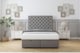 image 1 of Sloomy Mayfair Pewter Dumfries Ottoman Bed With Mattress With 54" Floor Standing Headboard 3' Single