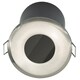 image 3 of Set of 8 Fire Rated Bathroom Downlights - Brushed Steel IP65 Recessed Downlights | Chrome | Clear | 8