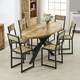 image 2 of Valor Mango Wooden 6-8 Seater Oval Dining Table Brown