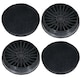 image 5 of SPARES2GO Carbon Filters for Bosch DWP66BC DWW06 DWW09 Cooker Hood 00796390 DHZ5276 x 4