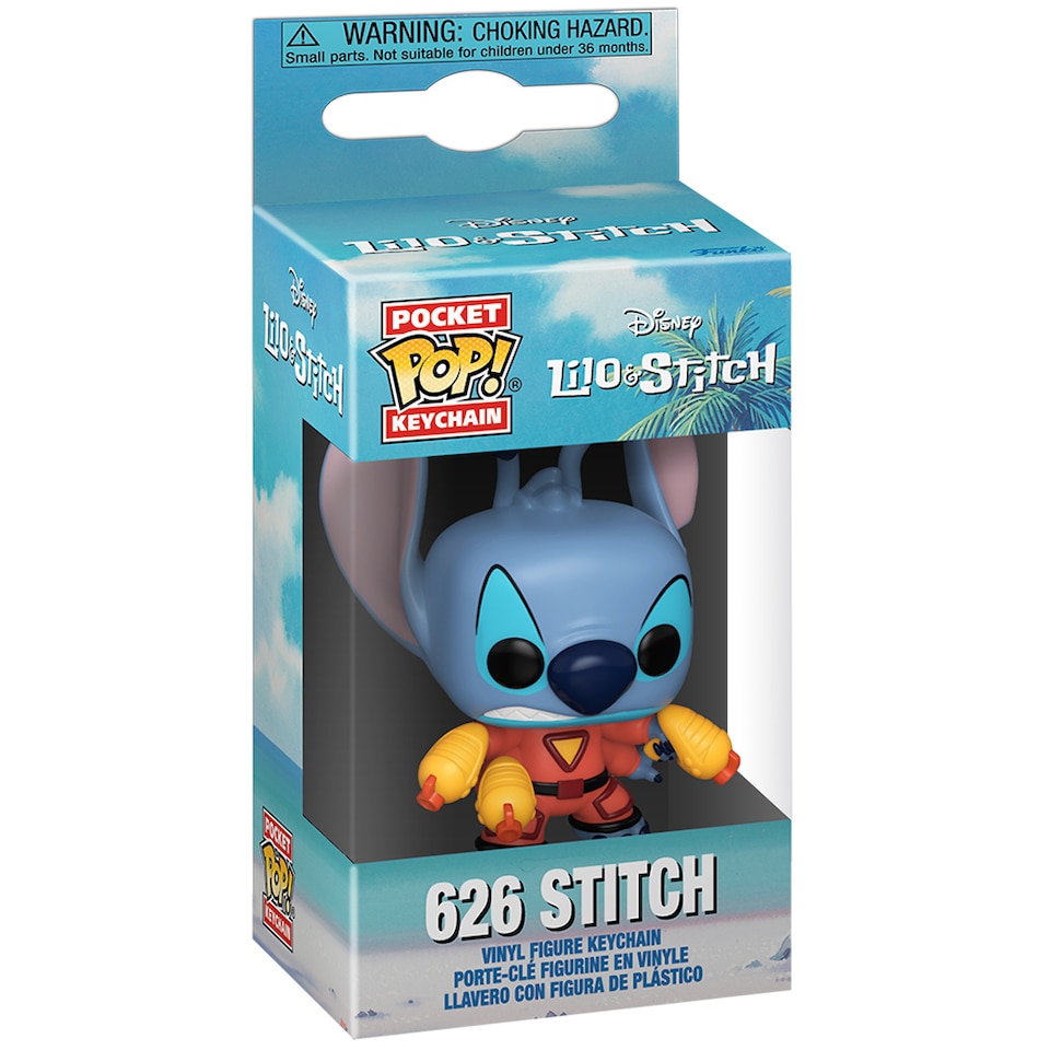 image 1 of Funko Pocket POP Keychain Disney 626 Stitch