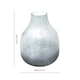 image 6 of Verre Round Frosted Vase - Glass - L21 x W21 x H25 cm - Atlantic Blue | Blue