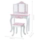 image 3 of Teamson Kids Gisele Giraffe Prints Play Vanity Set