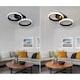 image 3 of LED Mounted Ceiling Lamp Decorative Lights Black