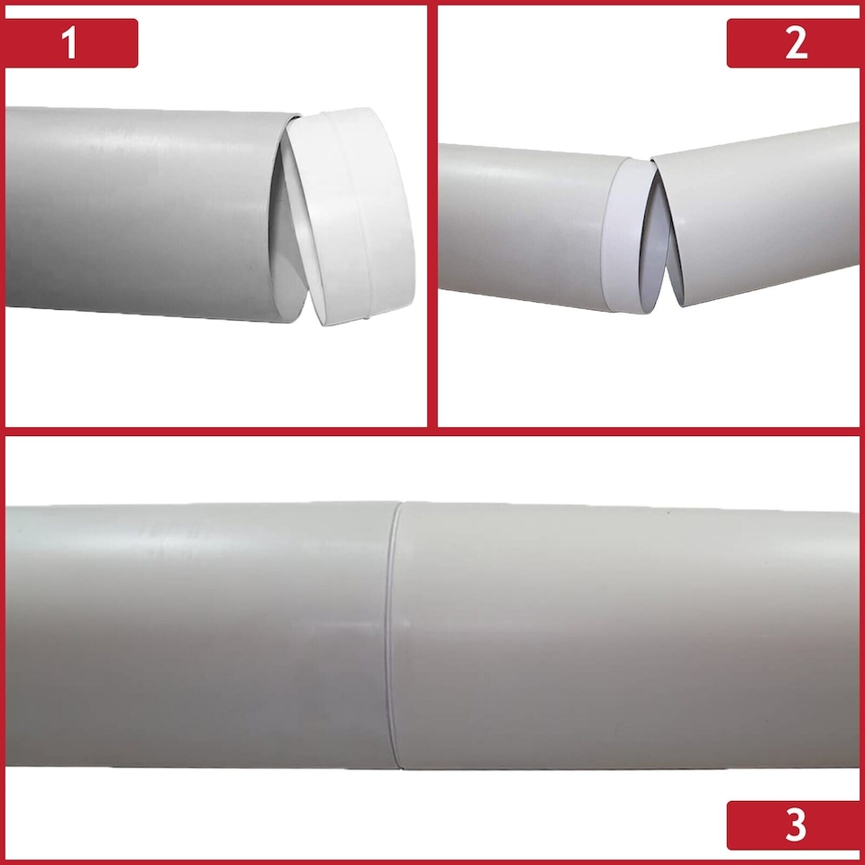 image 1 of SPARES2GO Vent Duct Valve Connector Cooker Hood / Air Conditioning Non Return Flap (6" / 150mm)