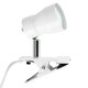image 1 of ValueLights Clip-On Spotlight Gloss White Spotlight and GU10 Spotlight LED 5W Cool White 6500K Bulb