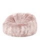 image 1 of icon Kids Classic Faux Fur Bean Bag Chair Light Pink Bean Bags for Children Pink