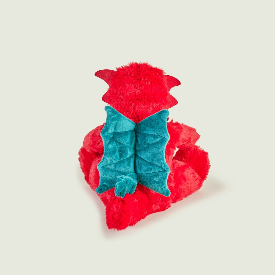 image 1 of Warmies Welsh Red Dragon Microwavable Weighted Teddy