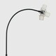 image 1 of ValueLights Modern Designer Style Black Curved Stem Floor Lamp Base | Black