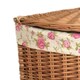 image 2 of Large Light Steamed Corner Laundry Baskets with Garden Rose Lining | Multi | Garden Rose
