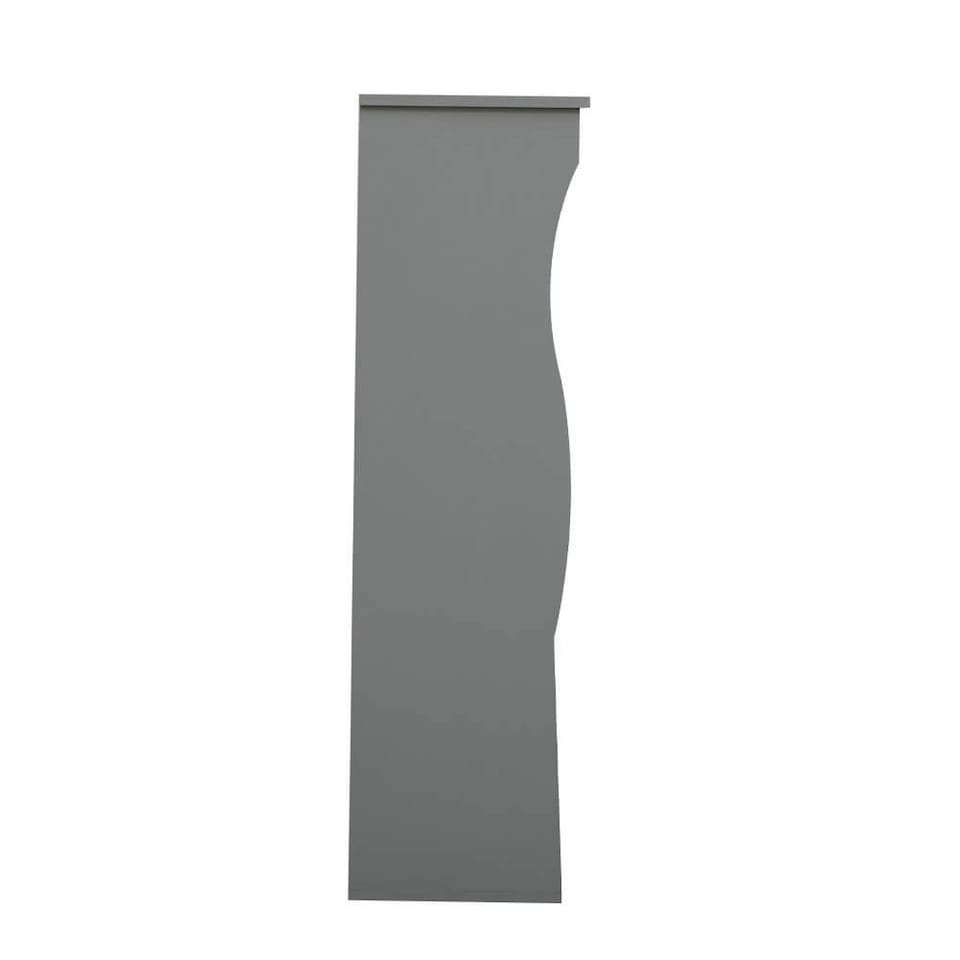 image 1 of Grey Wall Mounted Shelves Painted 3 Book Shelves Ideal for Kids Bedroom Kitchen | Grey