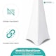 image 4 of Triple Sided Stretch Tripod Speaker DJ Stand Cover with Loop - 1pc