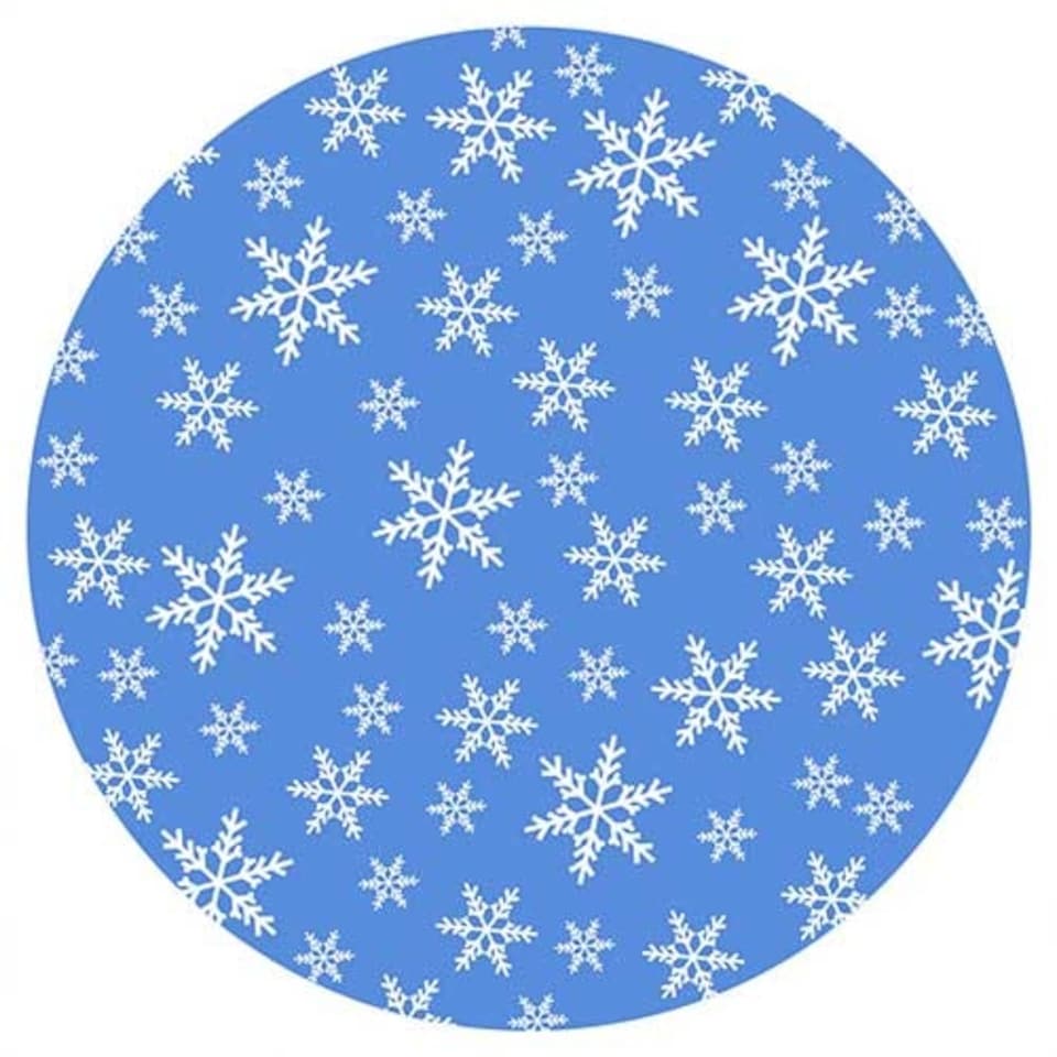 image 1 of Snowflake Christmas Paper Cupcake Cases - Pack of 75