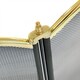 image 4 of Heavy Duty Steel 3 Panel Fire Screen Spark Guard