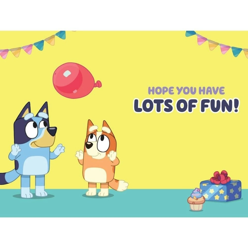 image 1 of BLUEY LENTICULAR 3D-EFFECT CARD