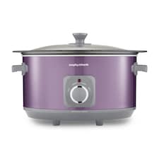 Morphy Richards Accents Sear & Stew 6.5L Slow Cooker Purple