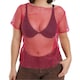 image 1 of Pink 80s Mesh top Pink | XL