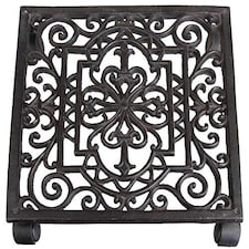 Square Plant Trolley on Wheels | Multi