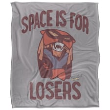 Space Ghost Space Is For Losers Silky Supersoft Blanket | Multi | Multicoloured | One Size | 1