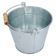 image 5 of 12L Galvanised Steel Metal Bucket Pail Water Coal Greenhouse Garden Plant 2PK