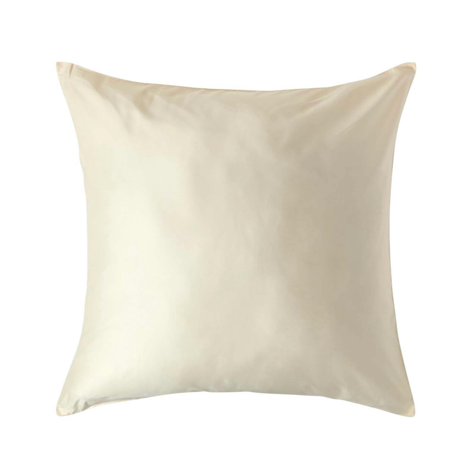 Homescapes Fodera per cuscino a righe in 100% cotone egiziano 330 fili color tortora 50 x 75 cm | Leroy Merlin