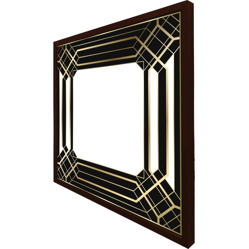 image 1 of Art deco black frame (Picture Frame) Black | M