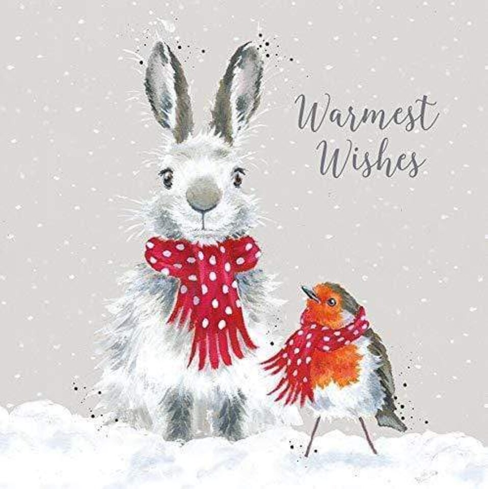 Wrendale Designs Luxury Boxed Set of 8 Christmas Cards