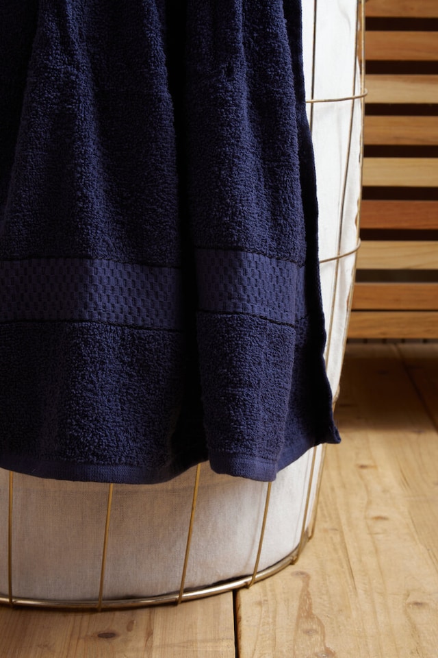 image 1 of Thread and Loom 6 Piece Navy Blue Towel Set