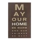 image 3 of New View Eye Chart Plaque - May Your Home be warm & Friends