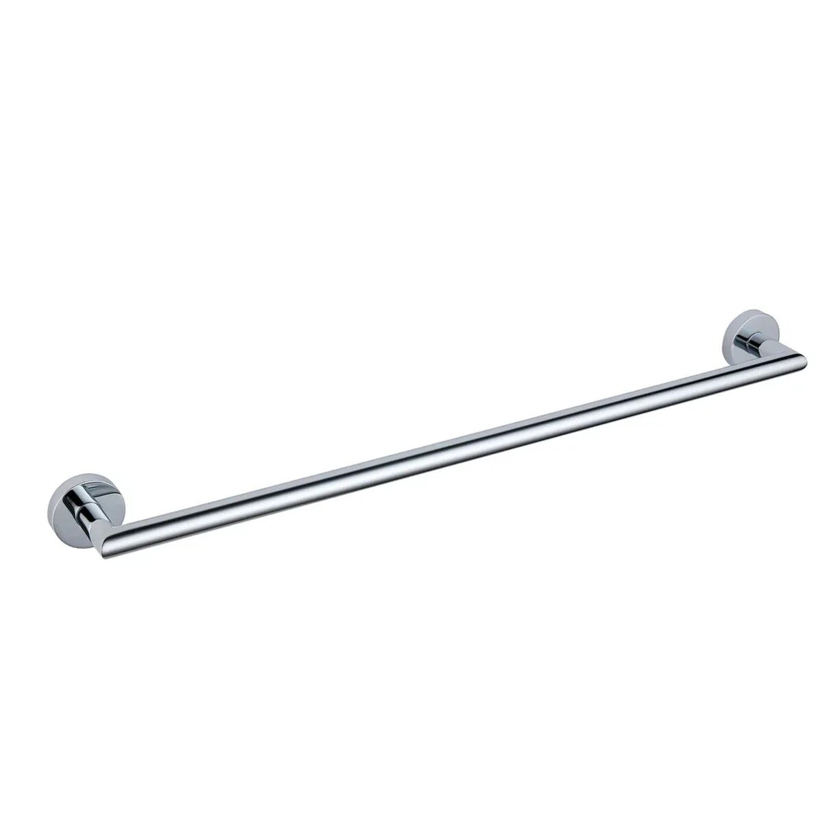 Bathroom Kingdom Melbourne Chrome Round Towel Rail in Silver