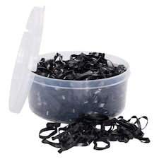 Imperial Riding Soft Horse Plaiting Bands - Black - XL