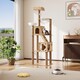image 2 of Living and Home Cat Tree Cat Tower with Perches and Condo